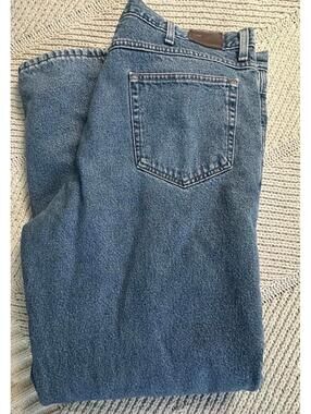 Vintage L.L. Bean Jeans Mens 42 x 34 Fleece Lined Denim Outdoor Workwear Chore